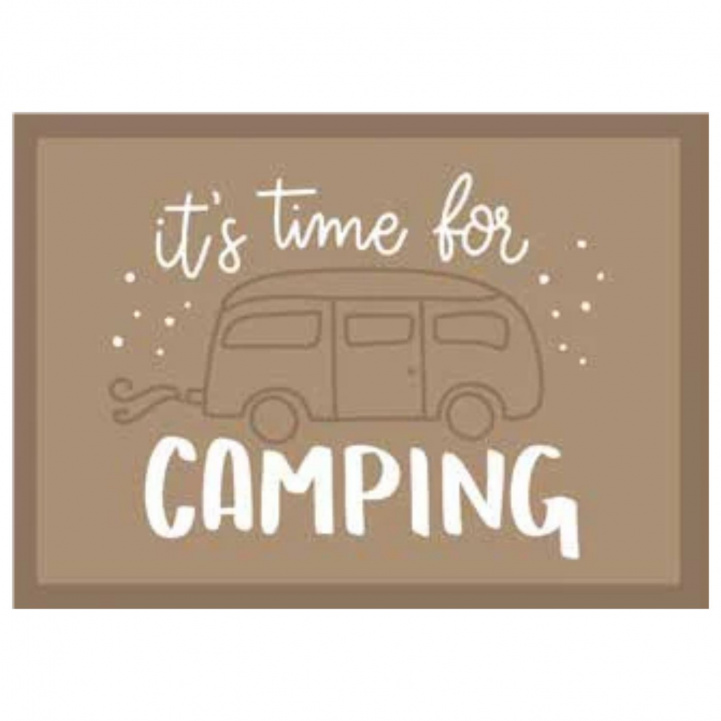 Doormat It’s Time For Camping Beige in the group Home & Interior / Doormats at Campingvaruhuset i Norden AB (83828)