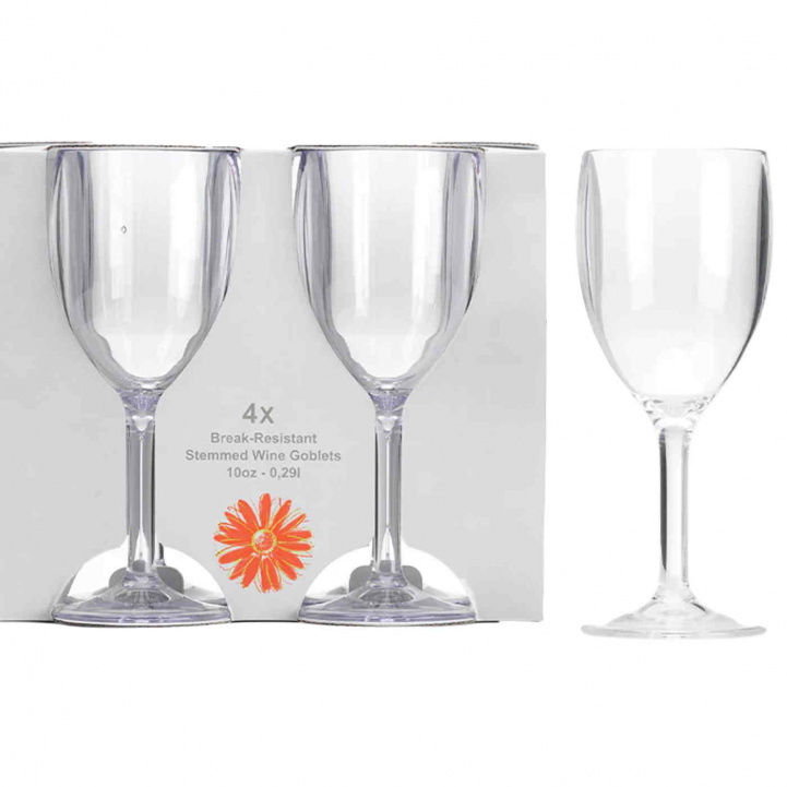 Flamefield Wine Glass Clear 4-Pack in the group Household & Kitchen / Glass & Mugs / Wine glass at Campingvaruhuset i Norden AB (83868)