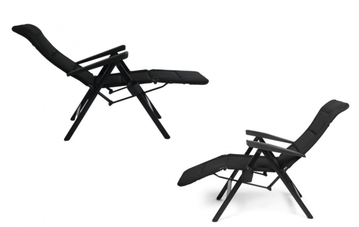 Dometic Gardina Sun Chair Black in the group Camping furniture / Camping chairs / Other Chairs at Campingvaruhuset i Norden AB (83895)