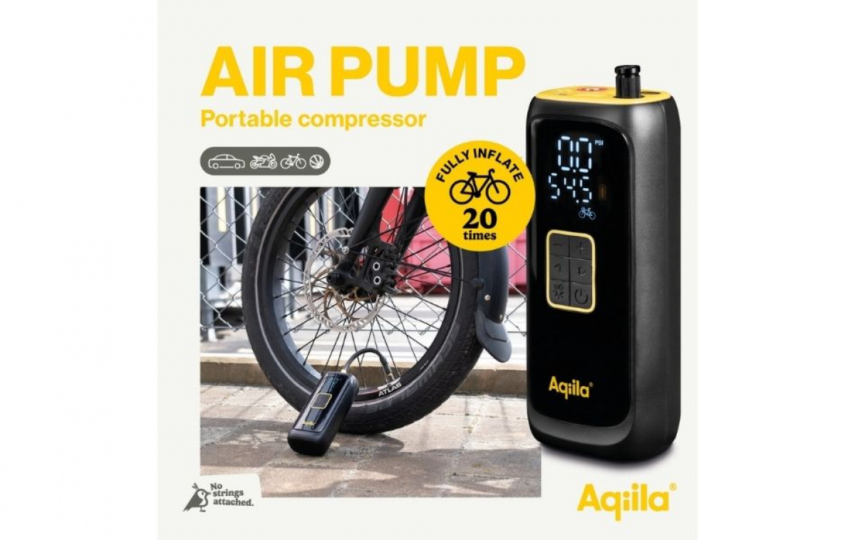 Aqiila Airbird C4 Portable Compressor 4000mAh Black in the group Other / For the Car at Campingvaruhuset i Norden AB (83992)