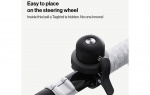 Aqiila Tagbird Tracking Tag Bicycle Bell Black