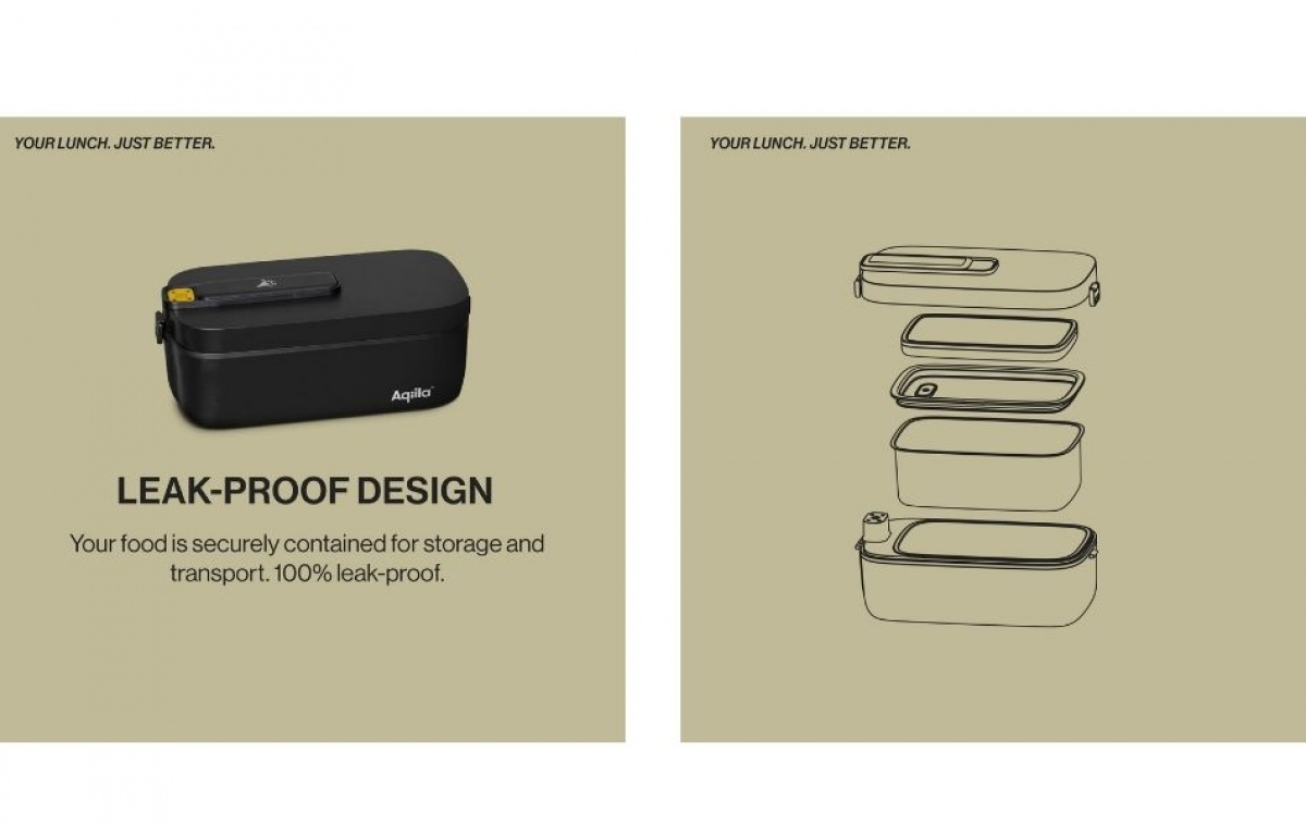 Aqiila Foodbird Rechargeable Heated and Cooling Lunch Box PL5 in the group Outdoor / Camping kitchen & Cooking utensils at Campmarket (84007)