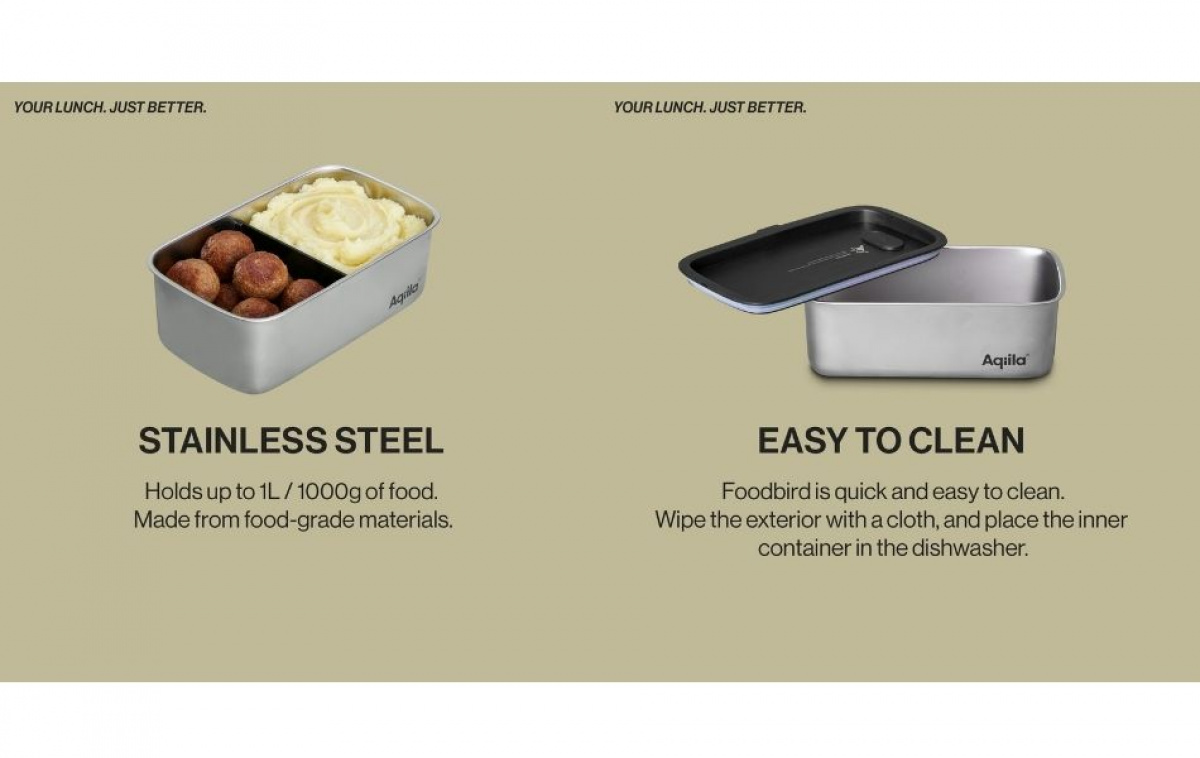 Aqiila Foodbird Rechargeable Heated and Cooling Lunch Box PL5 in the group Outdoor / Camping kitchen & Cooking utensils at Campmarket (84007)