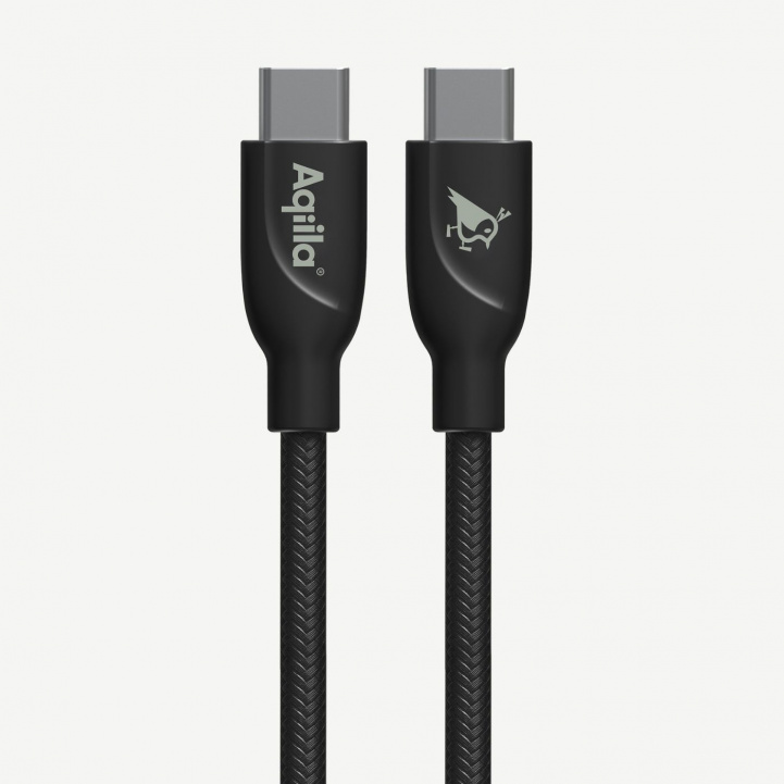 Aqiila Cablebird Charging Cable USB C-C 240W Black in the group Other / Accessories for phone and tablet at Campingvaruhuset i Norden AB (84013)