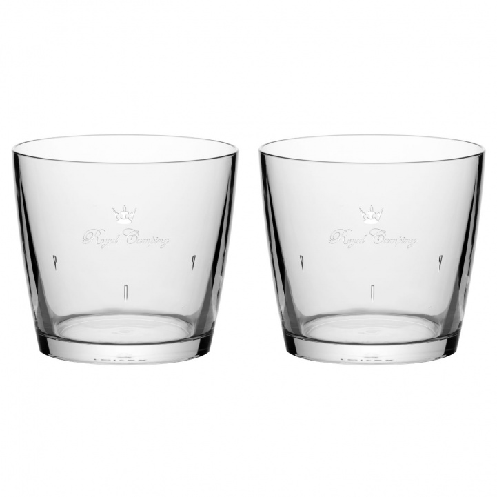 Royal Camping Water Glass Tritan 35cl 2-Pack in the group Household & Kitchen / Serving / Glass & Mugs / Drinking glass at Campingvaruhuset i Norden AB (84079)