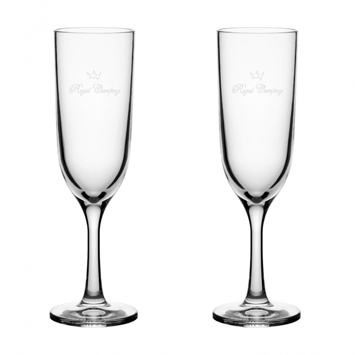 Royal Camping Champagne Glass Tritan 17cl 2-Pack in the group Household & Kitchen / Serving / Glass & Mugs / Champagne glass at Campingvaruhuset i Norden AB (84080)