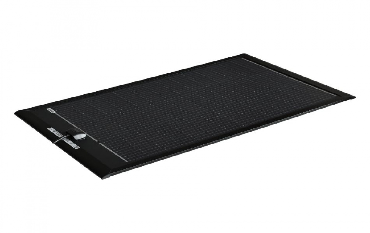 GoCamp Solar Panel Premium Shingled Black 120W in the group Caravan & Motorhome / Electronics / Solar panels at Campmarket (84087)