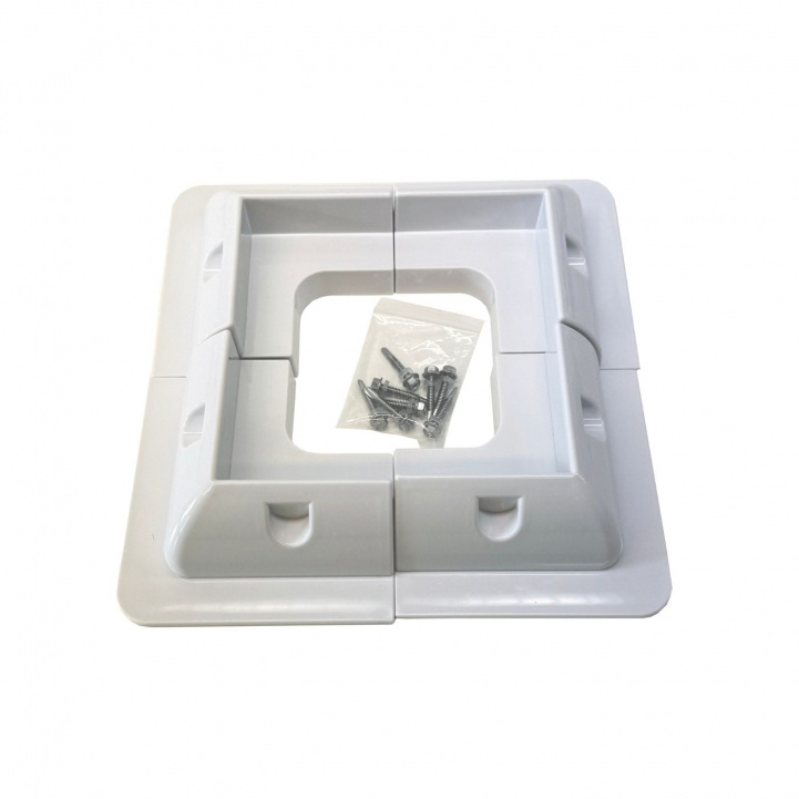 GoCamp Mounting Corners Solar Panel 4 pcs White in the group Caravan & Motorhome / Electronics / Solar panels / Accessories at Campingvaruhuset i Norden AB (84090)