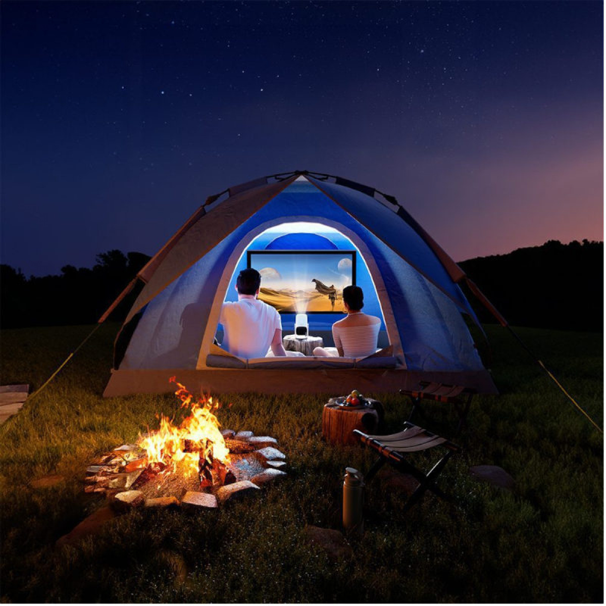 Manta Mini Smart Projector in the group Caravan & Motorhome / Electronics / TV, Image & Sound / Projectors at Campingvaruhuset i Norden AB (84275)