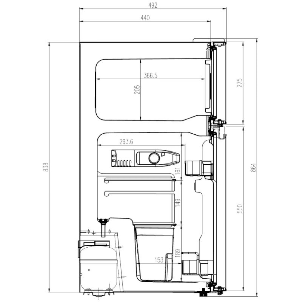  in the group Caravan & Motorhome / Heat, Cold & Ventilation / Refrigerators & Coolers / Other Refrigerators/Freezers at Campmarket (84281)
