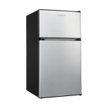 Manta Fridge and Freezer 88L Silver-Black