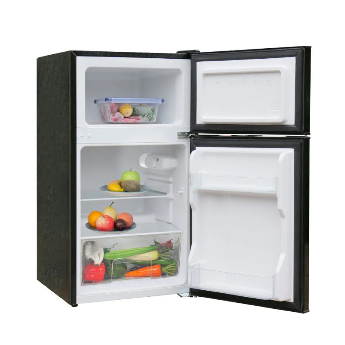 Manta Fridge and Freezer 88L Silver-Black in the group Caravan & Motorhome / Heat, Cold & Ventilation / Refrigerators & Coolers / Other Refrigerators/Freezers at Campmarket (84282)