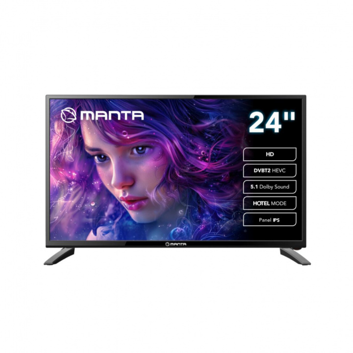 Manta LED TV 24 inches 12-230v in the group Caravan & Motorhome / Electronics / TV, Image & Sound / TV at Campingvaruhuset i Norden AB (84284)