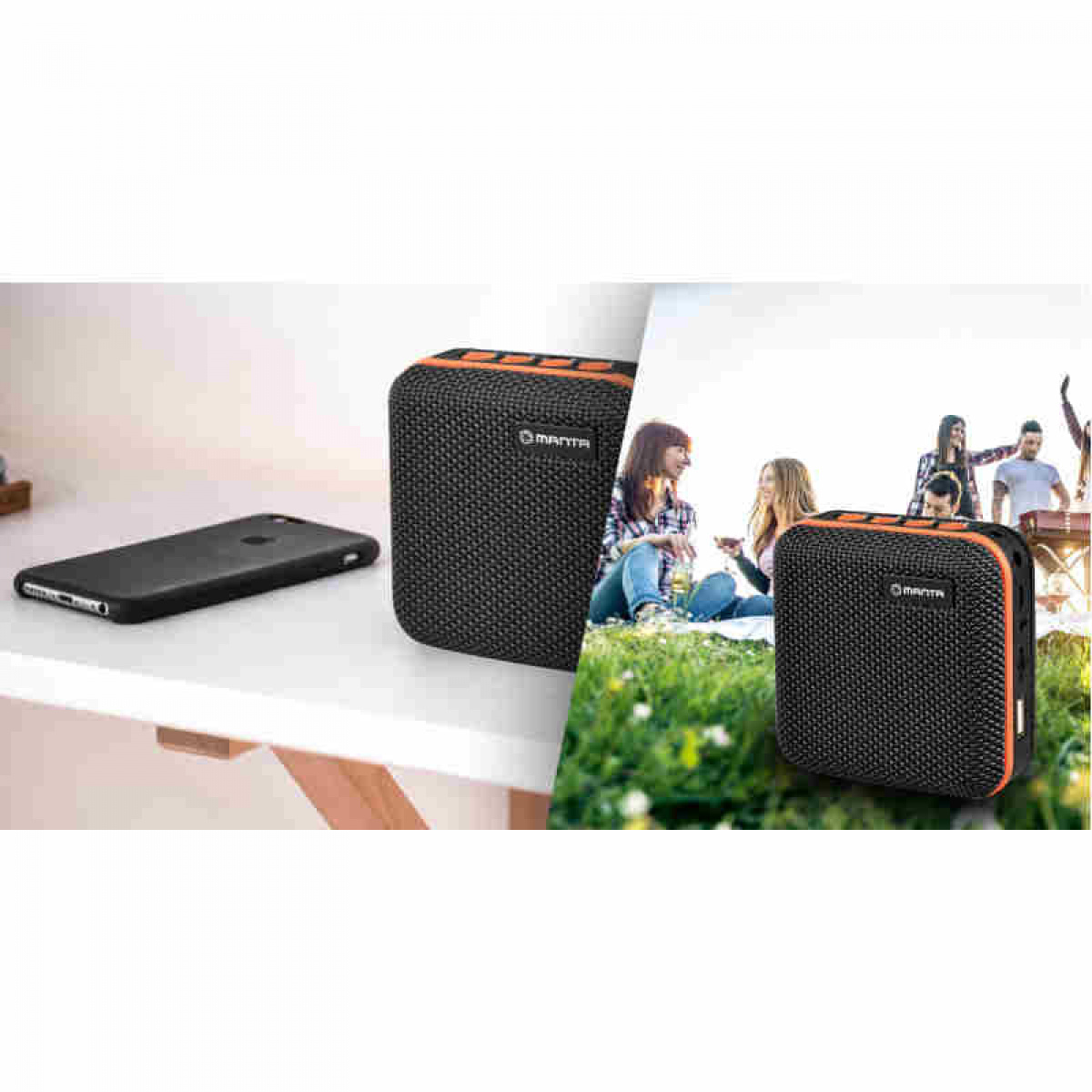 Manta Portable Bluetooth Speaker in the group Caravan & Motorhome / Electronics / TV, Image & Sound / Speaker at Campingvaruhuset i Norden AB (84288)