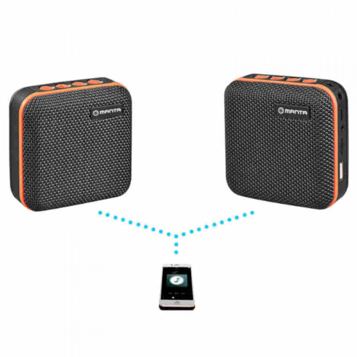 Manta Portable Bluetooth Speaker in the group Caravan & Motorhome / Electronics / TV, Image & Sound / Speaker at Campingvaruhuset i Norden AB (84288)