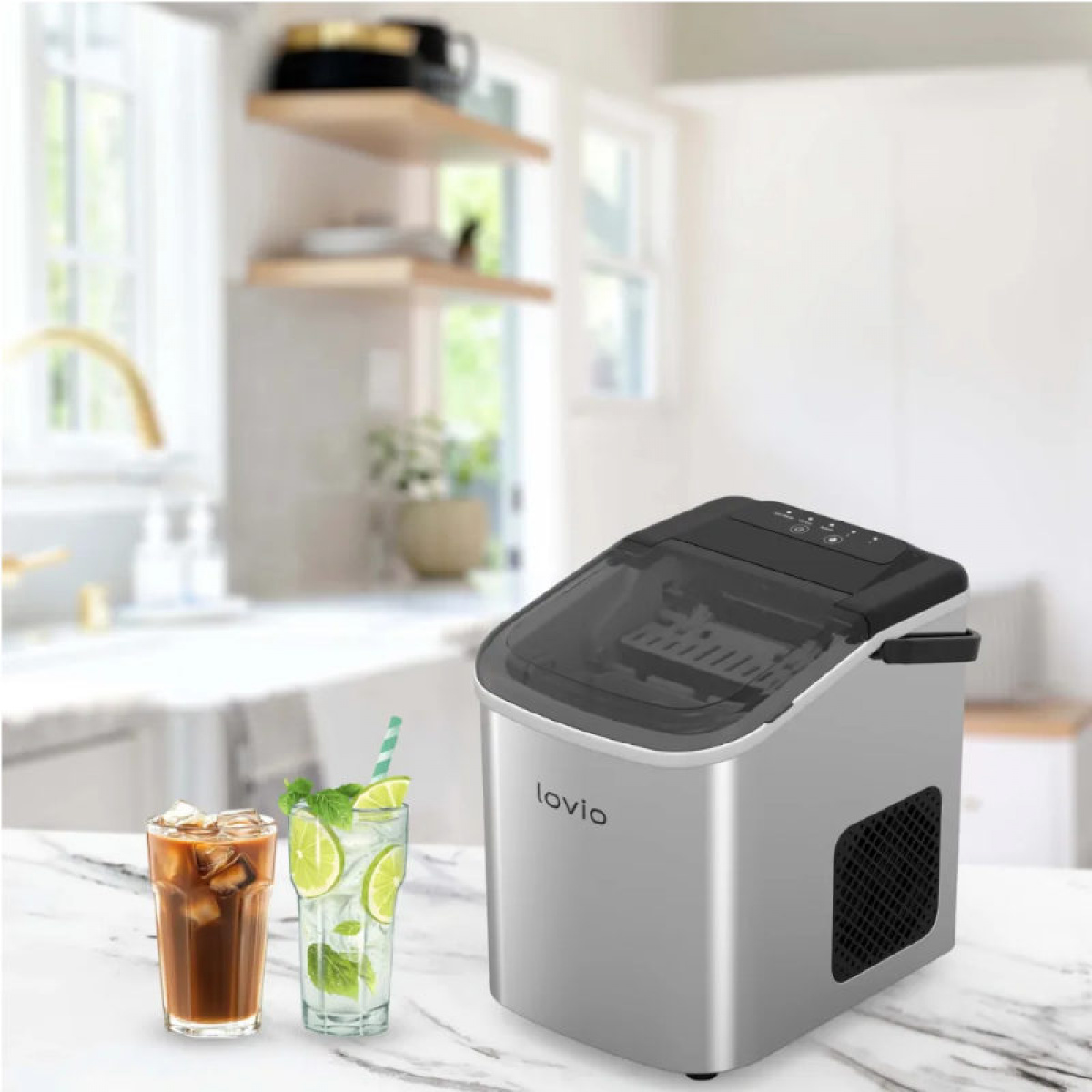 Lovio Ice Machine Crystal Ice in the group Caravan & Motorhome / Heat, Cold & Ventilation / Refrigerators & Coolers / Other Refrigerators/Freezers at Campingvaruhuset i Norden AB (84291)