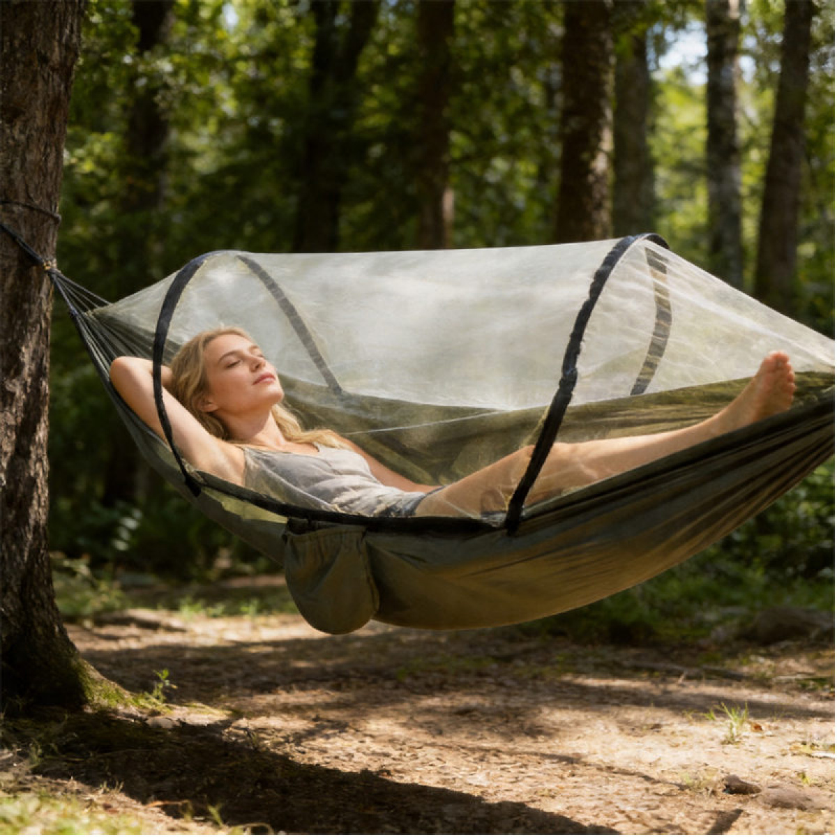 Hammock with Mosquito Net in the group Outdoor / Sleeping Equipment at Campmarket (84340)