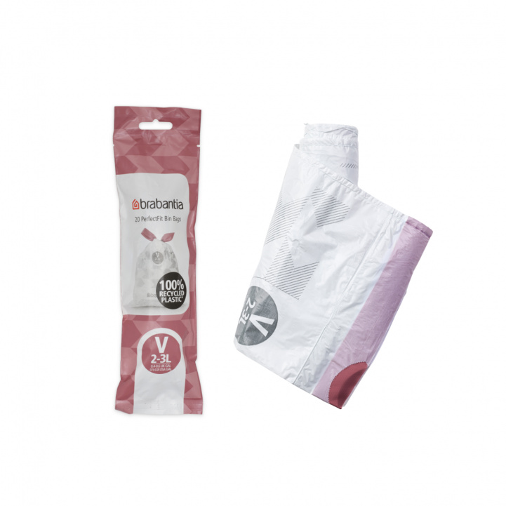 Brabantia PerfectFit waste bags 3L pack of 20 in the group Household & Kitchen / Laundry, Cleaning & Dishes / Cleaning at Campingvaruhuset i Norden AB (84345)