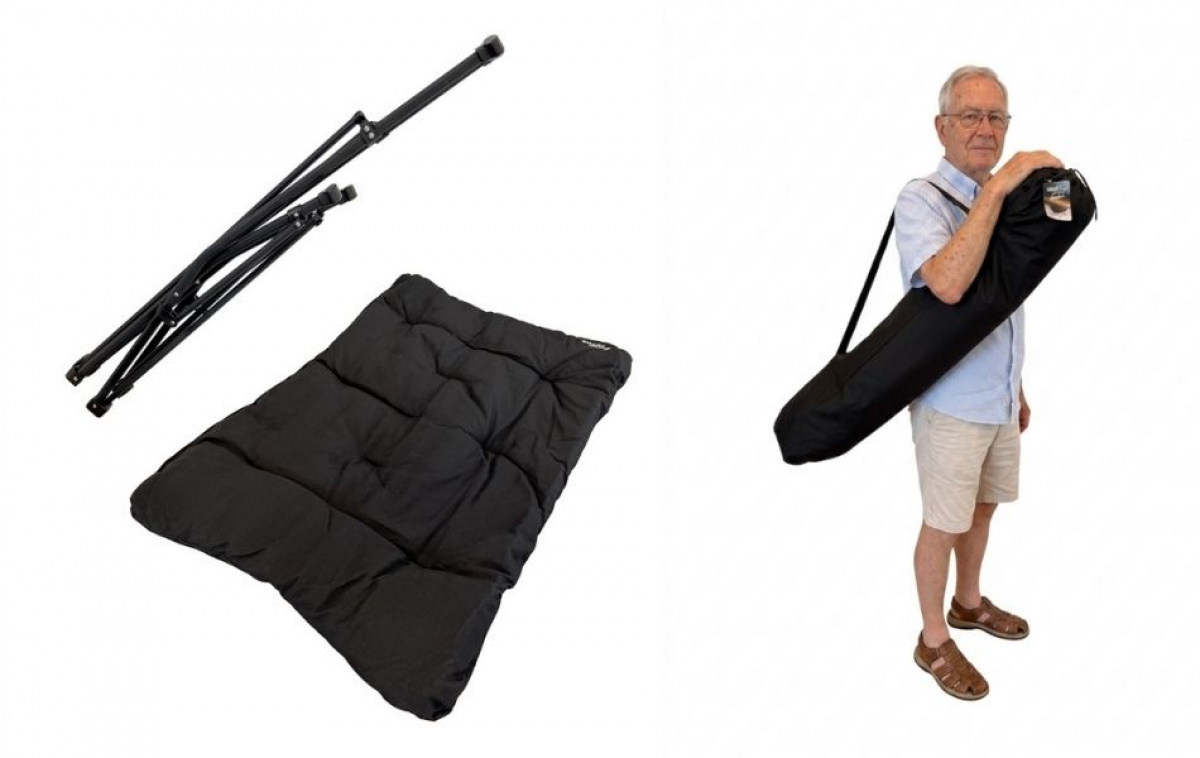 Smart Living Lounge Chair Black in the group Camping furniture / Camping chairs / Other Chairs at Campingvaruhuset i Norden AB (84486)