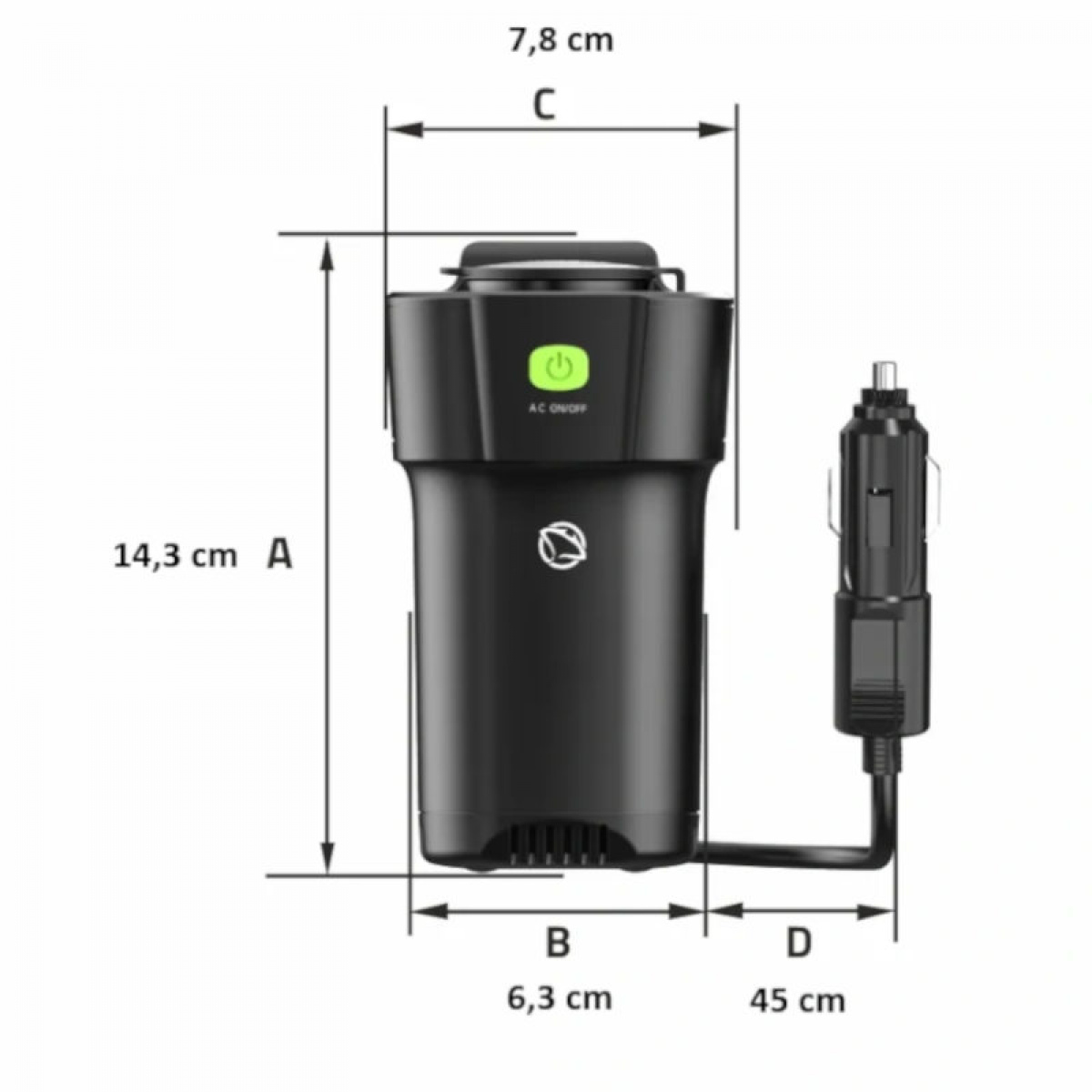 Manta 150W Inverter 12V to 230V in the group Caravan & Motorhome / Electronics / Batteries & Converters / Inverter & Converter / Converter 12V To 230V at Campingvaruhuset i Norden AB (84507)