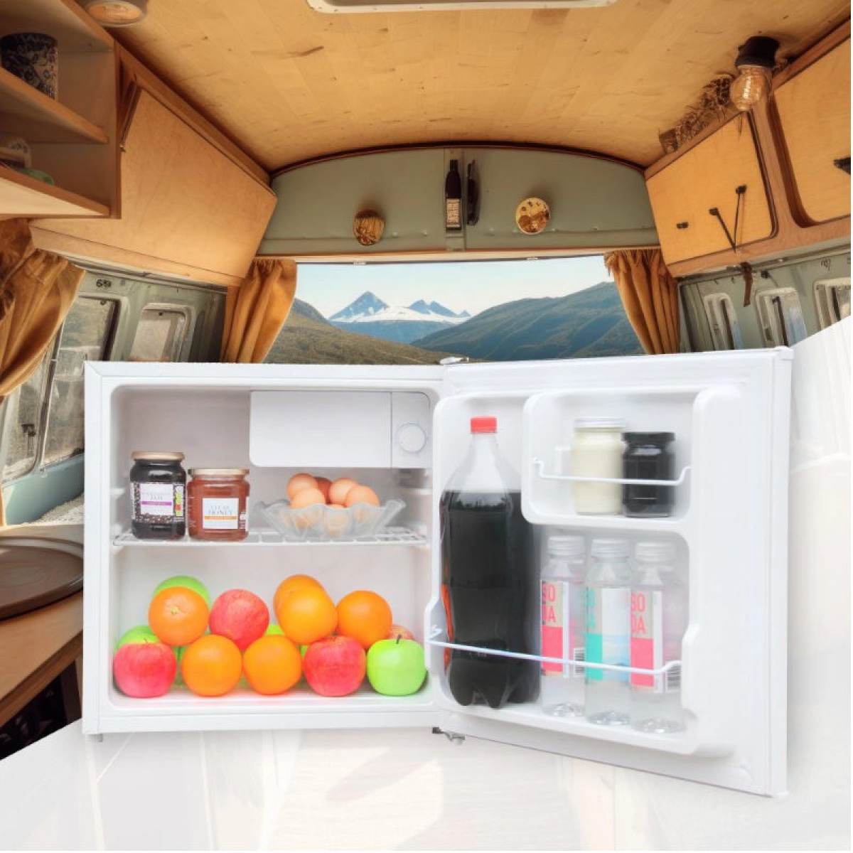 Manta Refrigerator 46L 230V White in the group Caravan & Motorhome / Heat, Cold & Ventilation / Refrigerators & Coolers / Other Refrigerators/Freezers at Campingvaruhuset i Norden AB (84598)