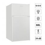 Manta Fridge and Freezer 88L White