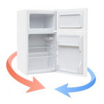 Manta Fridge and Freezer 88L White