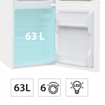Manta Fridge and Freezer 88L White