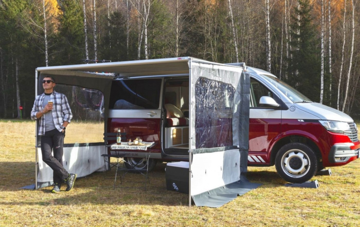 Fiamma Side W Pro F45/F80 in the group Awning & Canopies / Awnings / Motorhome awnings / Fiamma Box Awnings / Gables / Fronts at Campingvaruhuset i Norden AB (84657)