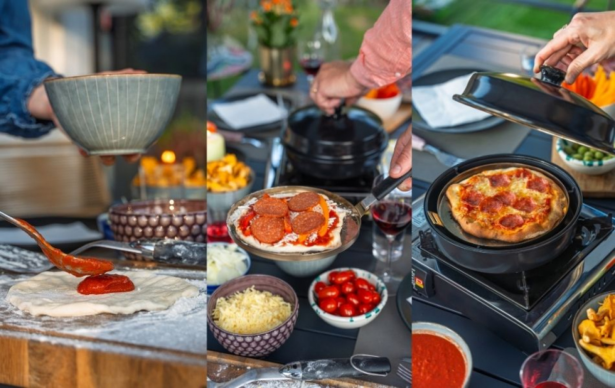 Omnia Stovetop Pizza Oven in the group Household & Kitchen / Kitchen accessories / Kitchen utensils at Campingvaruhuset i Norden AB (84740)