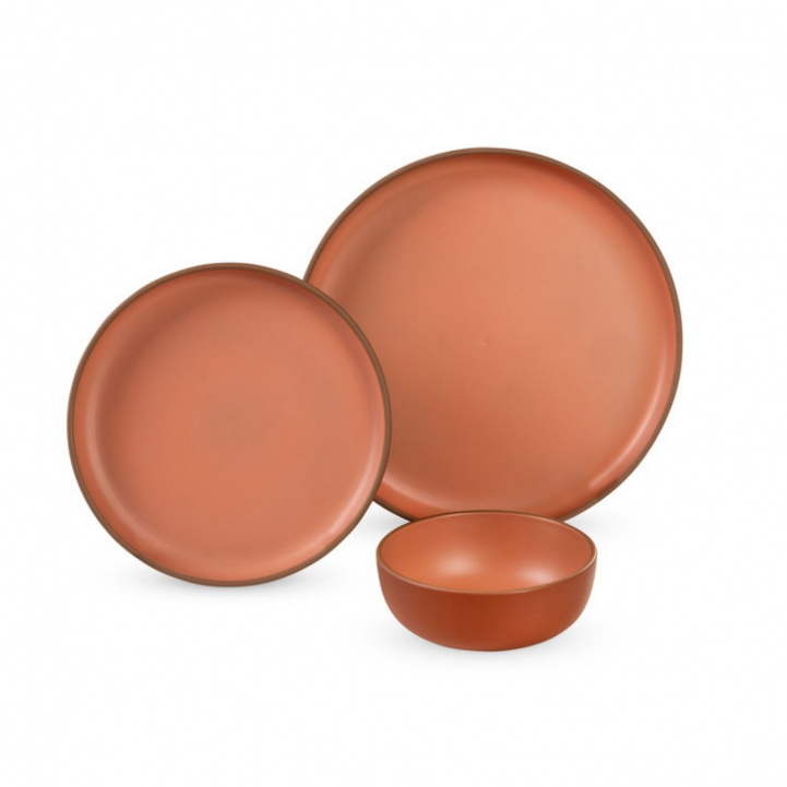 Camp4 Malmö Dinnerware Set 6-Piece Terracotta in the group Household & Kitchen / Serving / Tableware at Campingvaruhuset i Norden AB (84848)