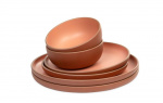 Camp4 Malmö Dinnerware Set 6-Piece Terracotta
