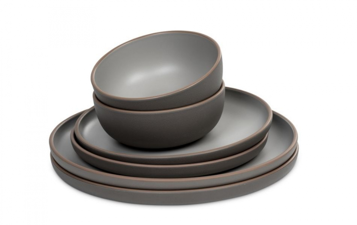 Camp4 Malmö Dinnerware Set 6-Piece Taupe in the group Household & Kitchen / Serving / Tableware at Campingvaruhuset i Norden AB (84849)
