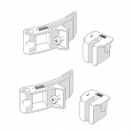 Fiamma Brackets For End F65s / F65L