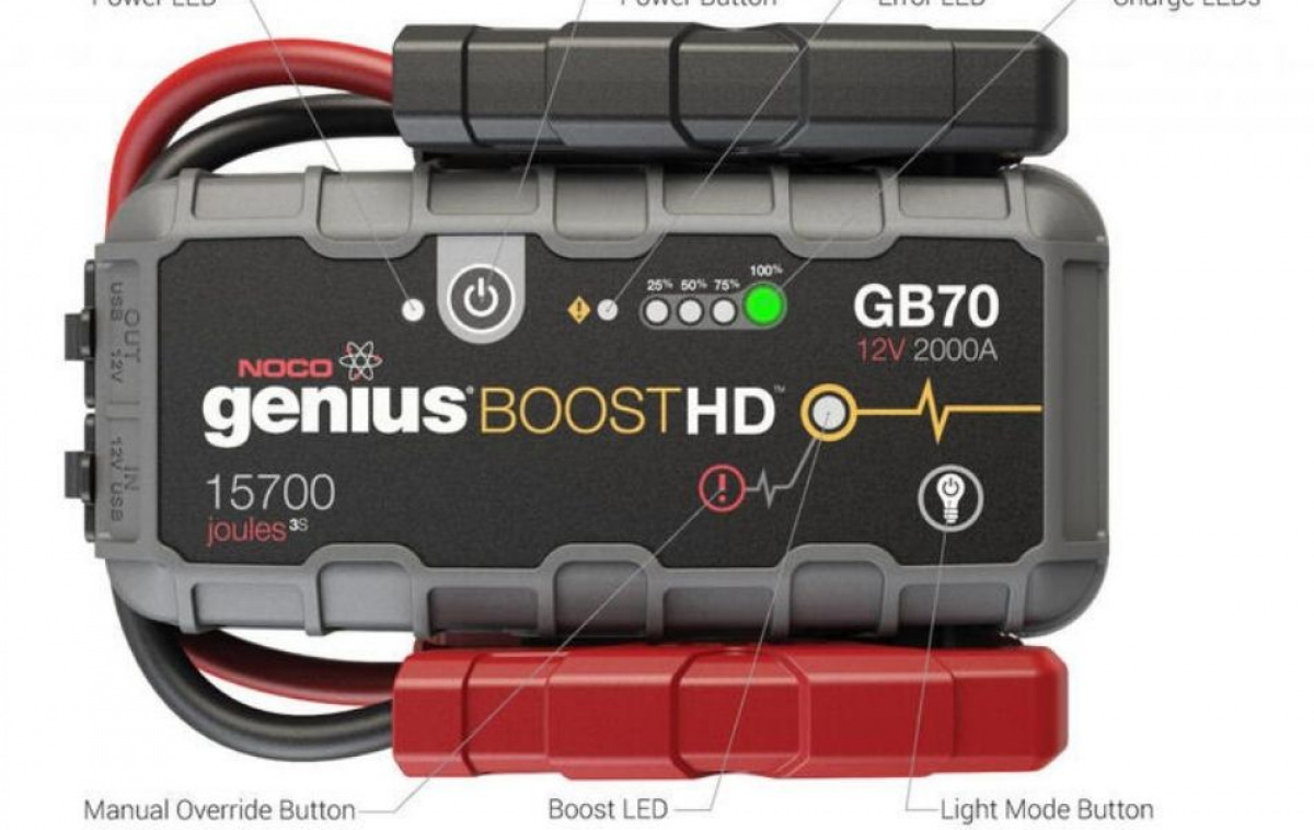 Noco Genius Boost HD Battery Booster in the group Caravan & Motorhome / Electronics / Batteries & Converters / Batteries / Battery Accessories at Campingvaruhuset i Norden AB (84906)