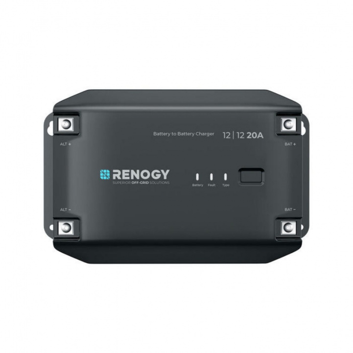 Renogy DC/DC Charger 20A Bluetooth in the group Caravan & Motorhome / Electronics / Batteries & Converters / Battery charger at Campingvaruhuset i Norden AB (84910)