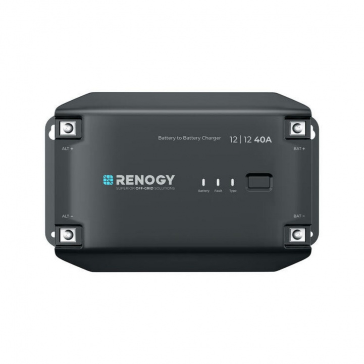Renogy DC/DC Charger 40A Bluetooth in the group Caravan & Motorhome / Electronics / Batteries & Converters / Battery charger at Campingvaruhuset i Norden AB (84911)