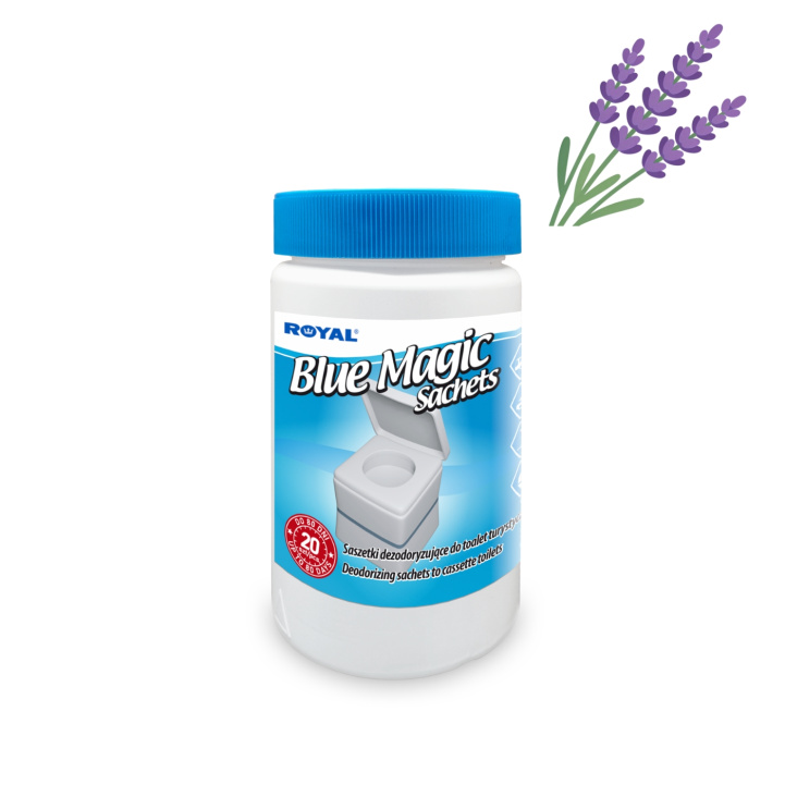 Cassette Toilet Lavender Portion Sachets 20 pcs in the group Water & Sanitation / Chemicals & Accessories / Toilet/Tank cleaning & Accessories at Campingvaruhuset i Norden AB (85133)